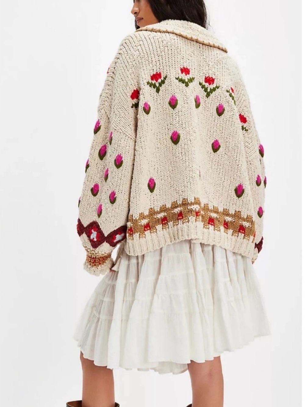 Free People Rosebud Cardigan - Picture 3 of 8